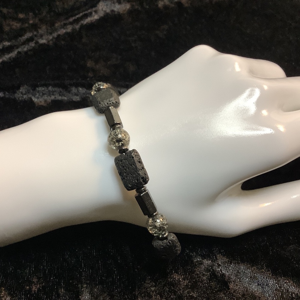 Lava stone bracelet
